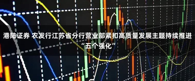 港陆证券 农发行江苏省分行营业部紧扣高质量发展主题持续推进“五个强化”